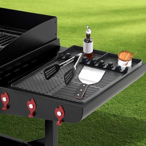 egghat Silicone Griddle Tools Mat for BlackstoneLarge