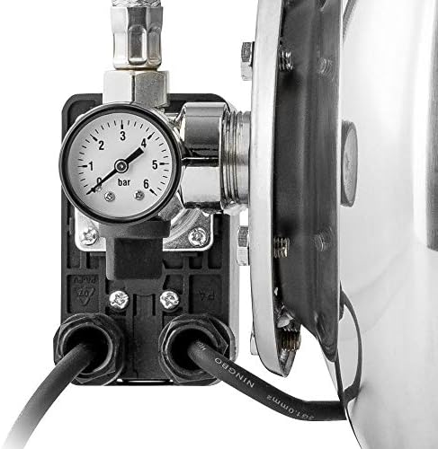 Bild 4 - TROTEC Hauswasserwerk TGP 1025 ES ES – Pumpe mit Leistung 3300 l/h, 1000 W, Förderhöhe 30 m – Energiesparend, Auto-Restart, Auto-Stop, für Brauchwasserversorgung, Bewässerung, Volledelstahl