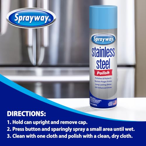 6-Pack 15-Oz Sprayway Stainless Steel Cleaner Aerosol Spray at Amazon ($3.06 each) - image 4