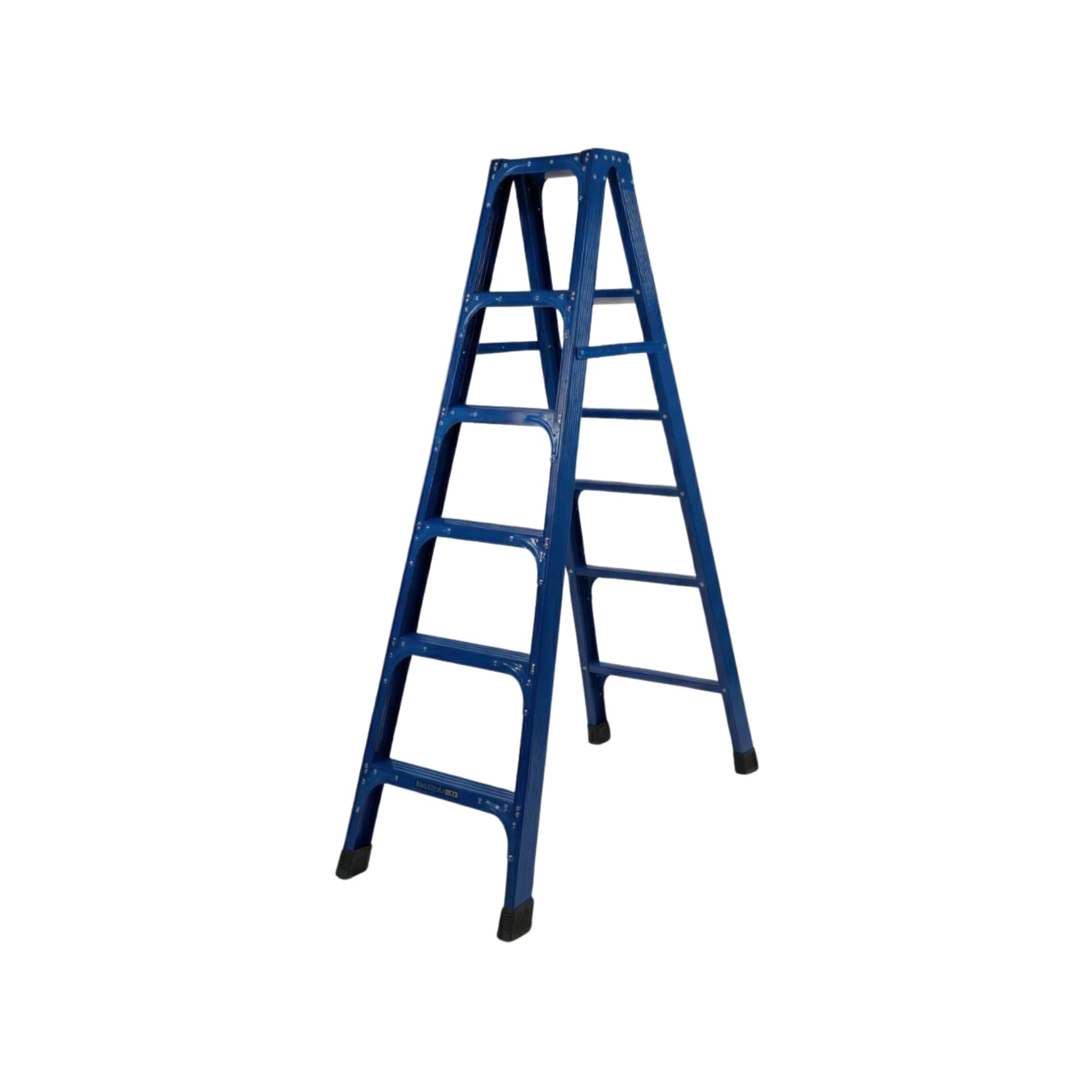 doodad - Peak 6 Step Double Side Foldable Ladder | 150Kg Load | Blue | Home & Office Steel Ladder-image-5
