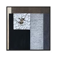 SIGNWIN Framed Canvas Wall Art Texture Painting Canvas Prints Home Artwork Decoration for Living Room,Bedroom - 16x16 inches