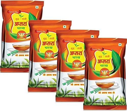Apsara VIP Black Tea, 250g (Pack of 4)