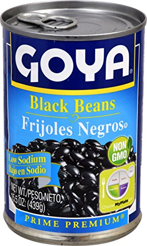 Goya Foods Black Beans Low Sodium, 15.5 Ounce