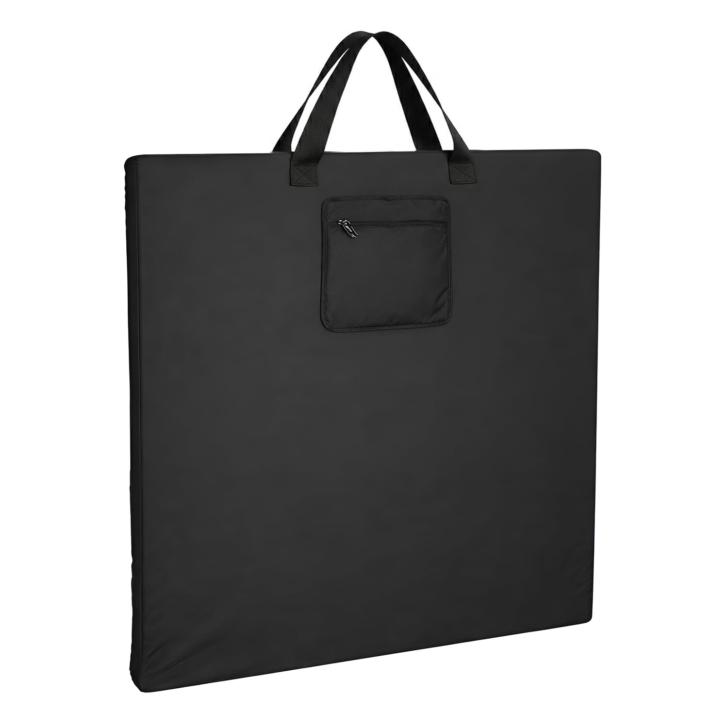 Encasify Heavy-Duty Full Carrom Board Cover with Storage Pocket - Waterproof & Dust Protection with Dedicated Storage Pocket for Coins, Striker & Powder | Black (36x36 in - Full Champion Cover)