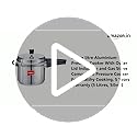 Impex 5 Litre Aluminium Pressure Cooker With Outer Lid | Induction And Gas Stove Compatible Pressure Cooker For Healthy Cooking | ISI Certified | 5... - Image 2
