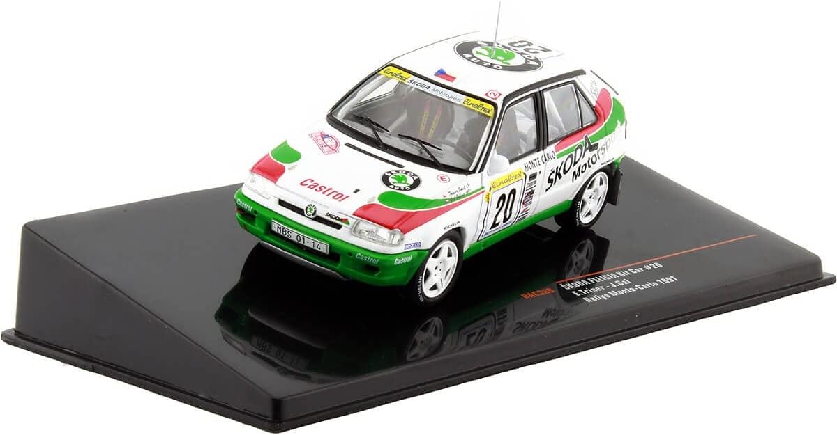 Ixo- Miniaturowy samochód kolekcjonerski, RAC389, biały/zielony/czerwony