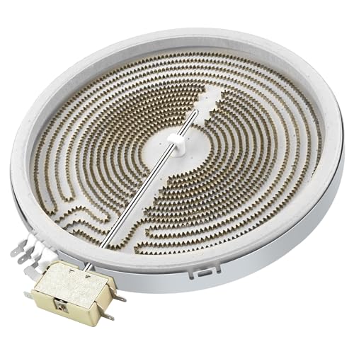 NE63T8111SS/AA Dual Surface Heating Element 10 inch fit for Samsung Electric Glass Top Range Stove Burner Parts NE59T4311SS NE59M4320S NE59J3420SS DG47-00063A fit for LG LRE6385ST MEE62385201 LUXRILIX