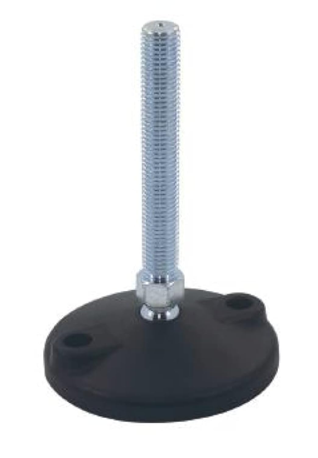 Piedini regolabili M12 x 100 mm – Diametro/base 105 mm – Confezione da 4 piedini di livellamento per trasportatori, livellatori inclinabili resistenti per regolare l'altezza delle gambe