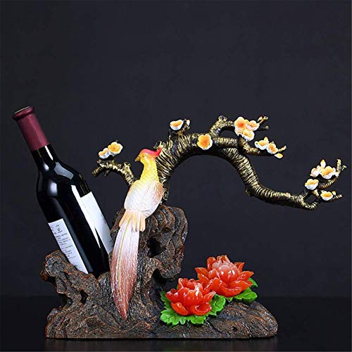 Soporte para botellas de vino con diseño en resina miniatura 1