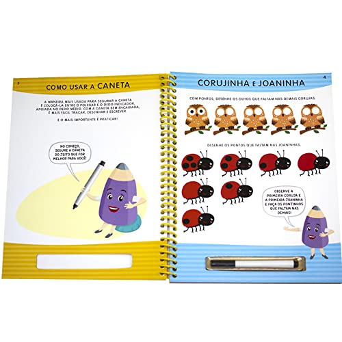 Combo 4 Livros de Alfabetização