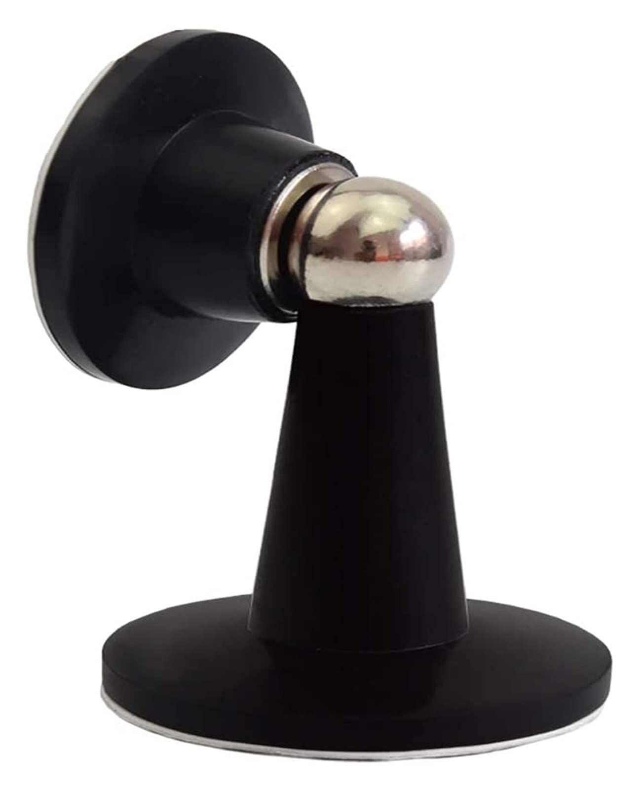 Protecteur de porte en gel de silice magnétique noir design silencieux