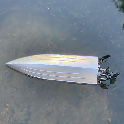 Miniatura 2 de 18 pulgadas (RTR) gran control remoto barco sin escobillas RC velocidad embarcación 2.4G 4WD 45KMH para Hobby adulto FT012