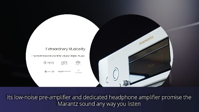 Amazon.com: Marantz SACD30NSLG CD 播放器,內建HEOS (銀色) : 電子