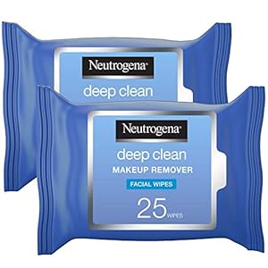 Neutrogena Deep Clean MakEUp Remover, Wipes 25’S (Pack Of 2)