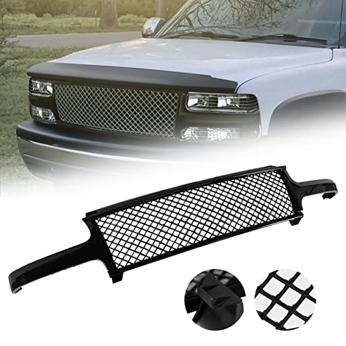 Front Grille Compatible with Chevy Silverado 1500 1999-2002/Tahoe Suburban 2000-2006 Chevy Silverado/Tahoe/Tahoe Suburban grille