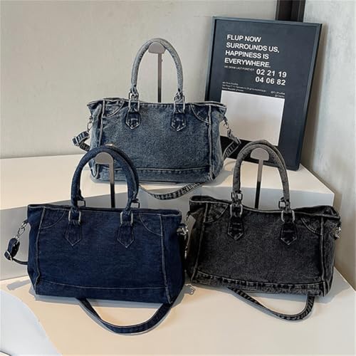 Women's Retro Canvas Denim Purse Shoulder Bag Tote Denim Crossbody Handbags 20252