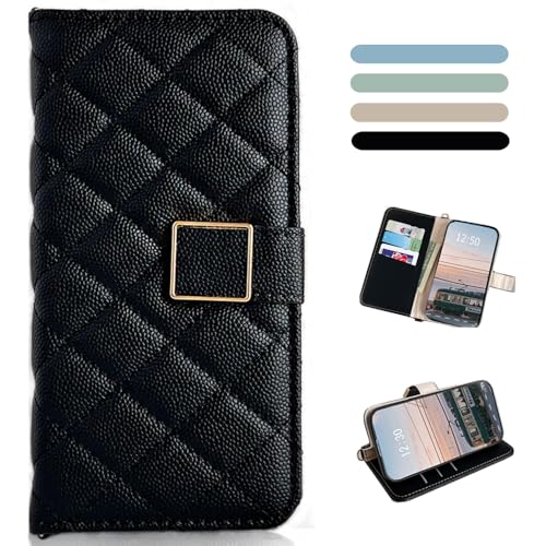 Kahper for Google Pixel 8A ケース 手帳型 グーグルピクセル8a ケース 手帳型 チェック柄 Pixel 8a スマホケース 可愛い マグネット式 軽量 耐衝撃 ぐーぐるぴくせる8a ケース 高級PUレザー カード収納 スタンド機