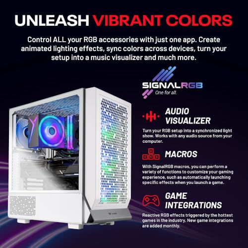Skytech Omega Gaming PC Desktop, Intel i5 14400F 2.5 GHz (4.7GHz Turbo), NVIDIA RTX 5060 Ti 16GB, 1TB Gen4 NVMe SSD, 16GB DDR5 RAM 5200, 650W Gold PSU, Wi-Fi, Win 11 - Image 6