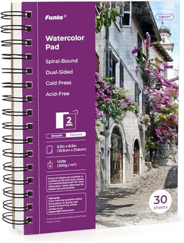Aazon.co: Artisto Watercolor Pads 5.5x8.5", Pack Of 3 (90 Sheets - View #4