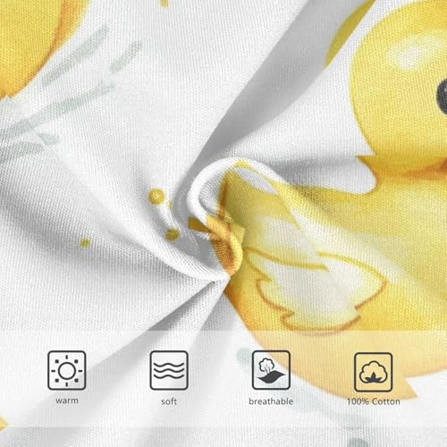 KLL Cute Yellow Rubber Ducks Ducklings Soap Baby Boys Pure Cotton Boxer Briefs Cute Children Undies3