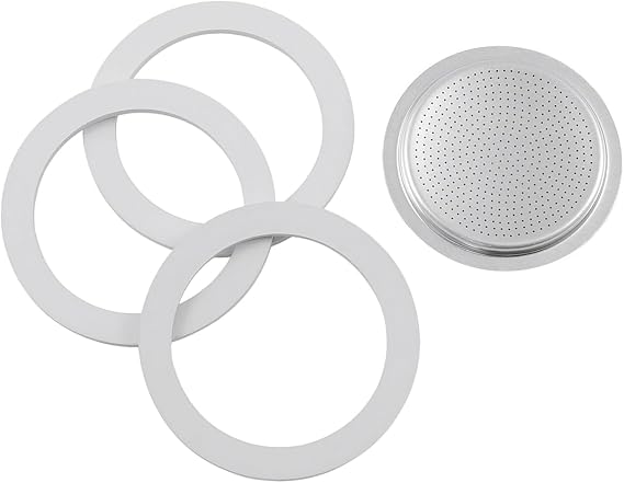 Bialetti Replacement Gasket & Filter for 6 Cup Espresso Maker