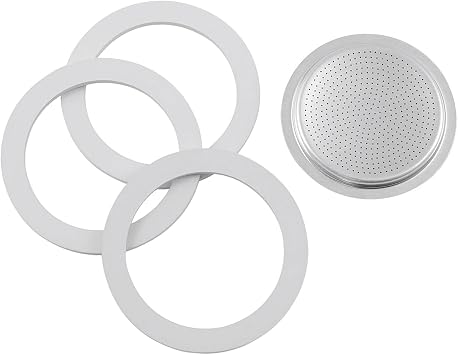 Bialetti Replacement Gasket & Filter for 6 Cup Espresso Maker