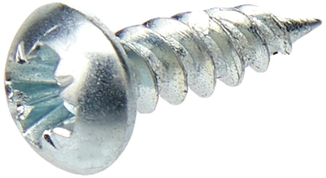TIMCO PZ2 Round BZP Twin Woodscrews - 6 x 1/2 - Zinc Plated - Box of 200