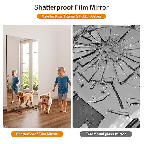 brisafe Mobile Folding Screen NanoMirror, 118 x 71 in, White by brisafe - Used condition - Image 3