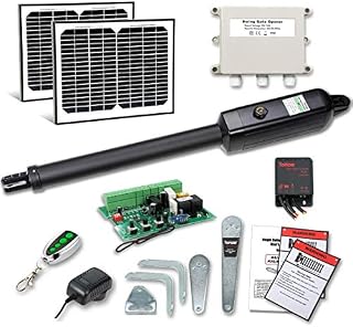 TOPENS A5S Automatic Gate Opener Kit Medium Duty Solar Single Gate Operator