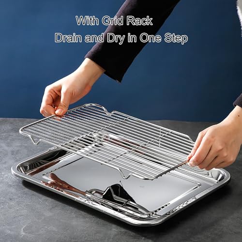 Plaque de cuisson acier inoxydable 304 avec grille de refroidissement - 5