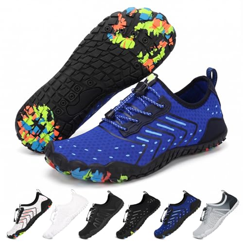 Image of Hike Barefoot Shoes Women Men Footwear, Wide Toe Box Water Shoes, Quick-Dry Zero Drop Comfortable & Non-Slip Pro Barefoot Beach Swim Minimalist Grounding Shoe for Walking Hiking