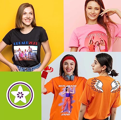 Kiwistar T-Shirt Damen schwarz - XL - Aufdruck individuell - mit Foto Bedruckt - Wunschtext - Druck personalisiert - Geschenk für Freizeit Sport - selber gestalten