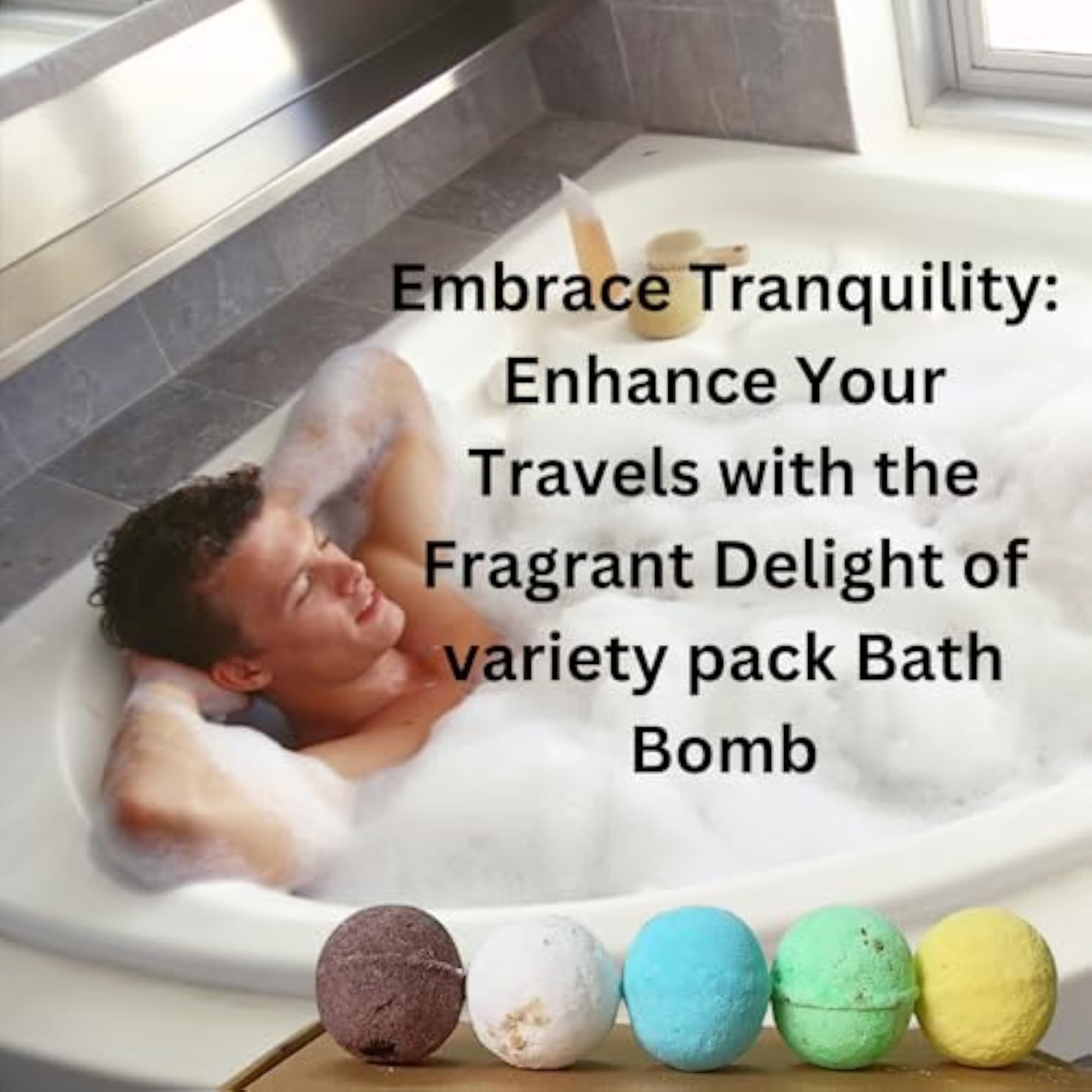 MachoFizz Invigorating Bath Bomb for Men, Pack of 20
