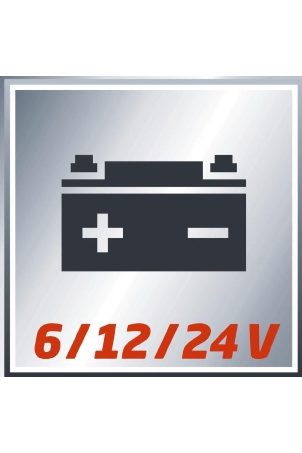 Einhell Batterie-Ladegerät CC-BC 15 (6-24 V, für Batterien von 4,4-15 A, Ladeelektronik, Stahlblechgehäuse, inkl. Ladeleitung mit Polzangen)