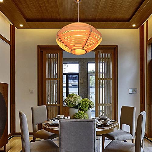 Sfridq Creative Personality Log Style Chandelier Retro Pastoral Dining Room Tea Room Study Bamboo Chandelier Bamboo Garden Simple Restaurant Living Room Bedroom Balcon Pendant Lamp E27 #TOP2