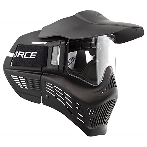 Vforce Armor Paintball Goggle Mask with Thermal Lens, Black - Thumbnail 2