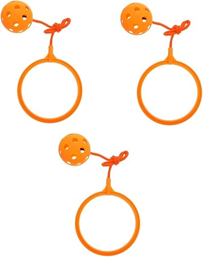 ibasenice Juego de 2 pelotas rebotadoras para niños, columpios al aire libre para niños, cuerda de saltar para interiores, juego de entrenamiento