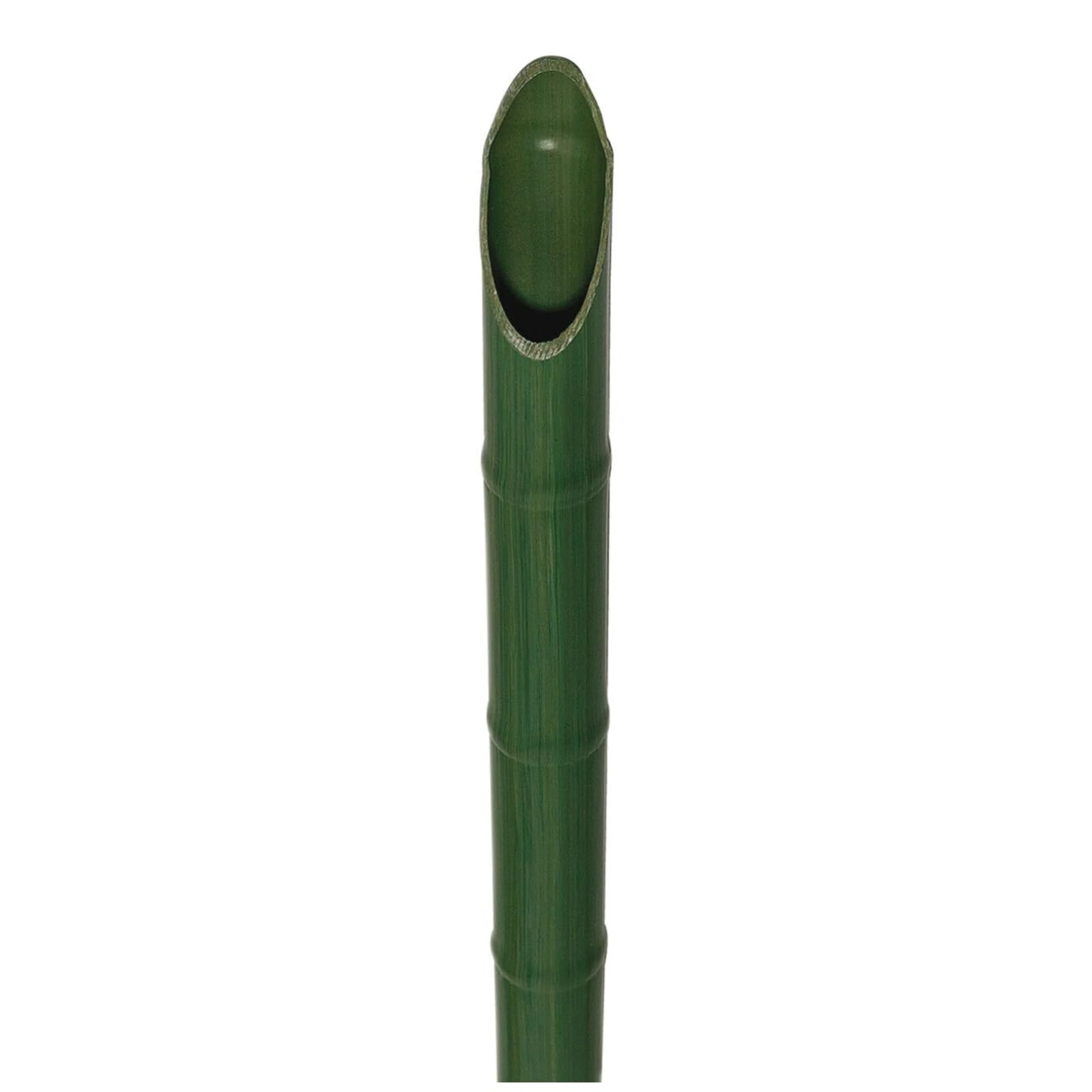 10 pz Tutori in Bambù, Cannette in Plastica Effetto Bamboo, per Giardinaggio, Orti, Agricoltura, Serre, Vivai, Giardini, Canne Reggi Piante per Sostegno e Ancoraggio (Ø 19 mm. - h. cm 130)
