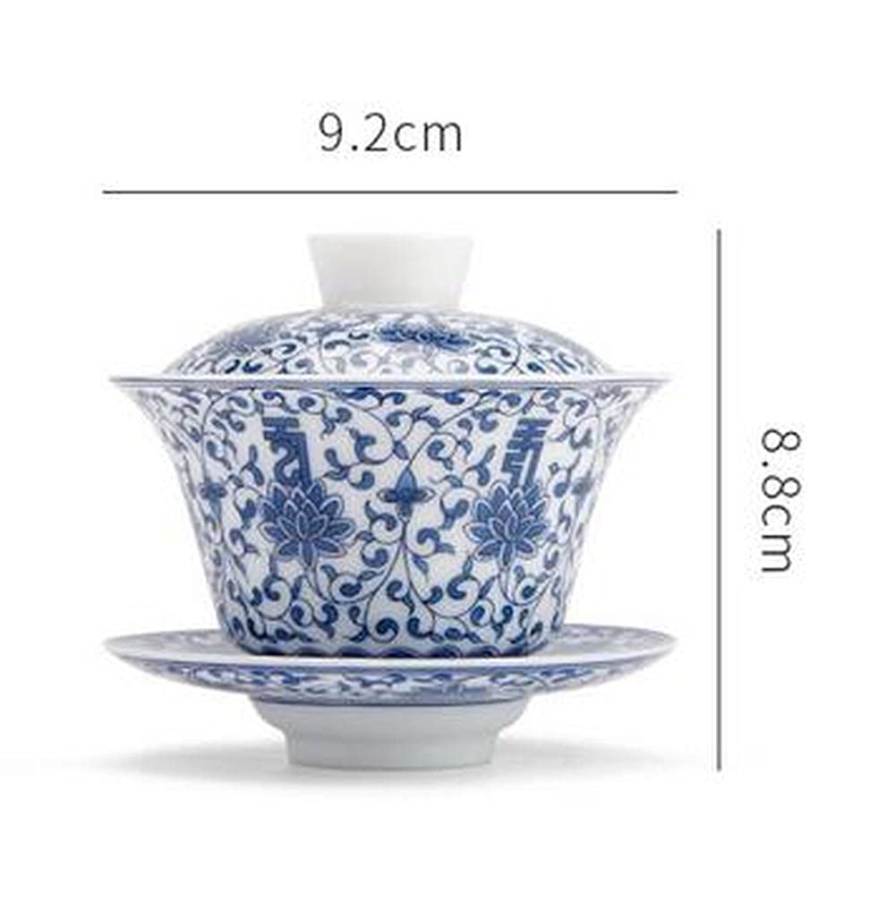 PAYNAN 120ml Jingdezhen Gaiwan White Porcelain Teabowl Cup Kung Fu Tea Set Home Decorate