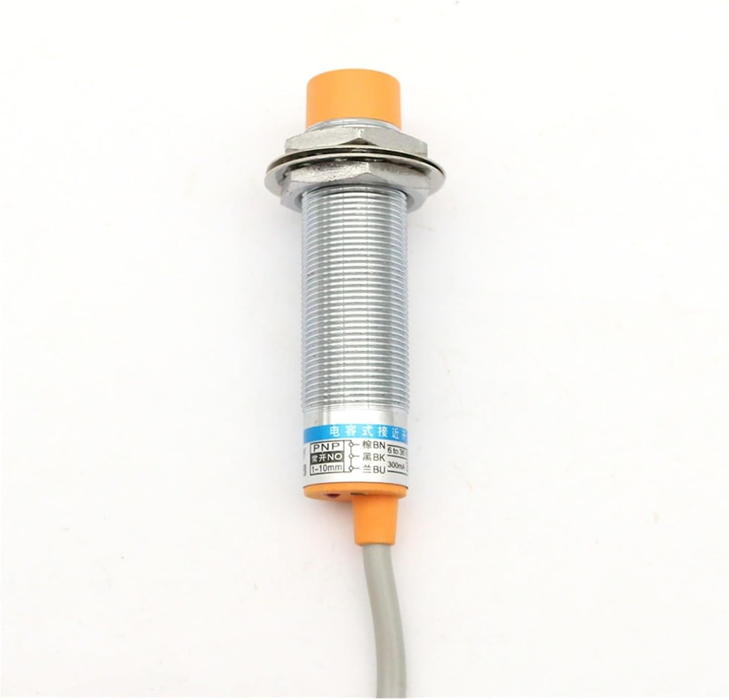 LJC18A3-BZ/BX by AX AY EZ Proximity Sensor Cylindrical capacitive Proximity Switch 10mm Detection Distance NPN/PNP NO/NC DC6-36V (Color : LJC18A3-B-Z-BY)