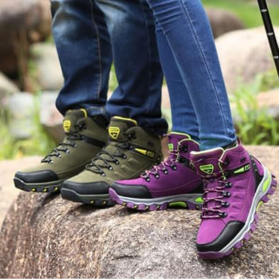 Women's Waterproof Hiking Sneakers Outdoor Climbing Trekking Shoes Air Cushion Lightweight Non-Slip Athletic Running Walking Shoes for Women