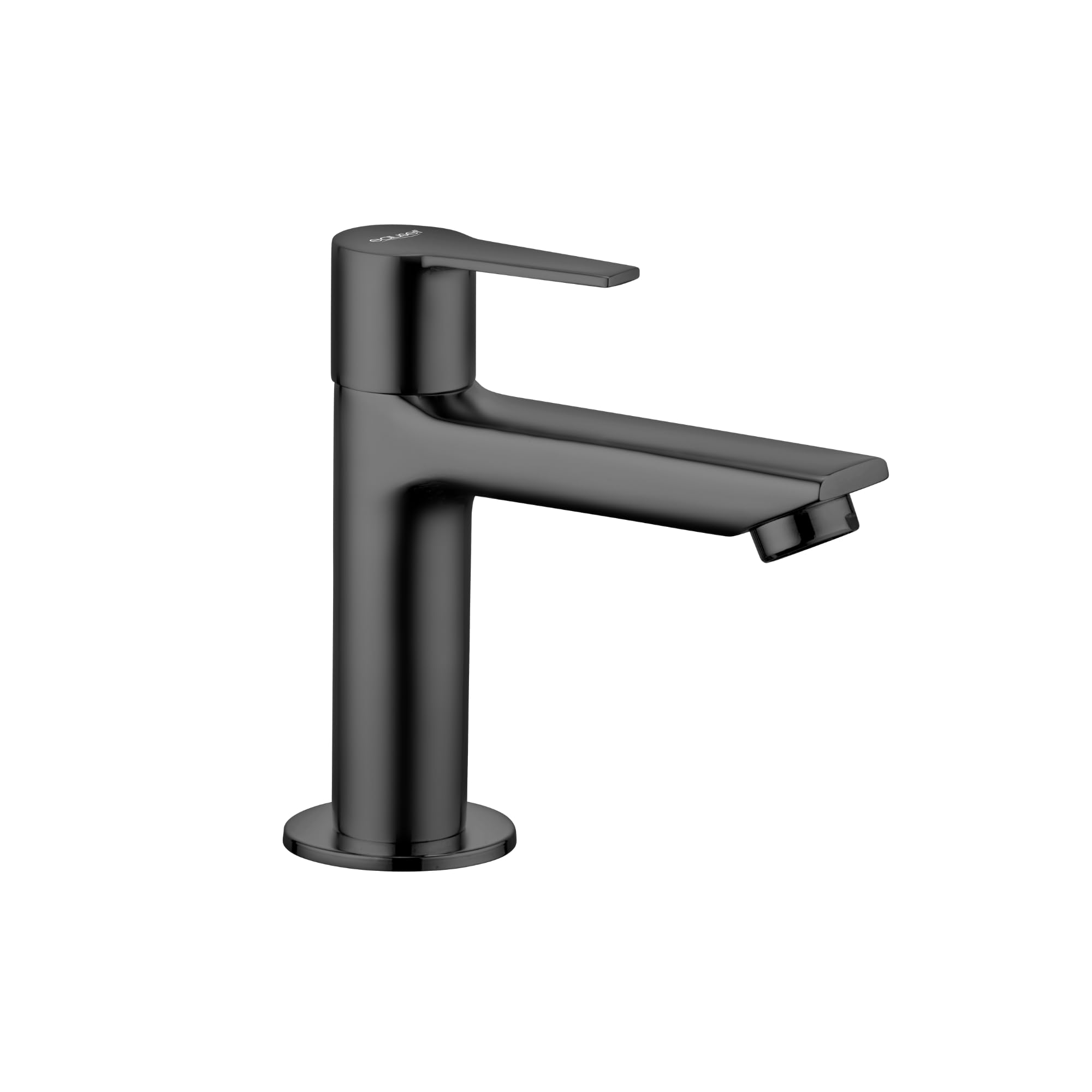 Plus Brass Pillar Cock for Wash Basin | Matte Black Bathroom Tap | Deck Mount Basin Tap with 360° Swivel | Leak Resistant Single Lever Faucet | High Flow 18 LPM-image-46