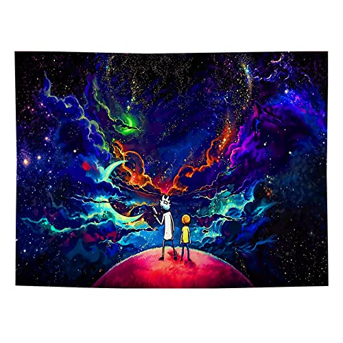 BESTZY Fondo de Rick and Morty, Fondo de Foto de Rick and Morty, Decoración de Fiesta de...