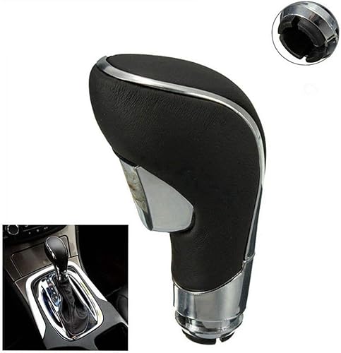 Miniatura 2 de Qiilu - Pomo de palanca de cambios automática, palanca de cambios para automóvil Insignia 2009-2013, color marrón