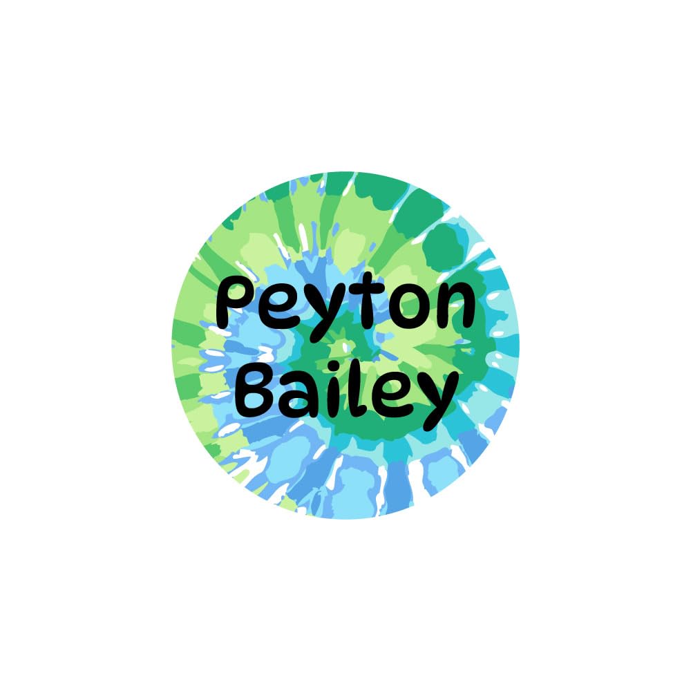 Name Bubbles - Custom Circle Labels for Kids Clothing Tags & Items (80 Labels) - Personalized Waterproof Name Stickers for Daycare, Lunch Boxes, Water