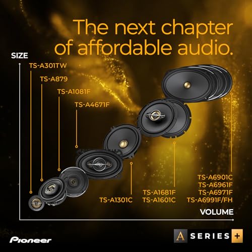 Pioneer TS-A1681F 4-Way Coaxial Car Audio Speakers thumb #5