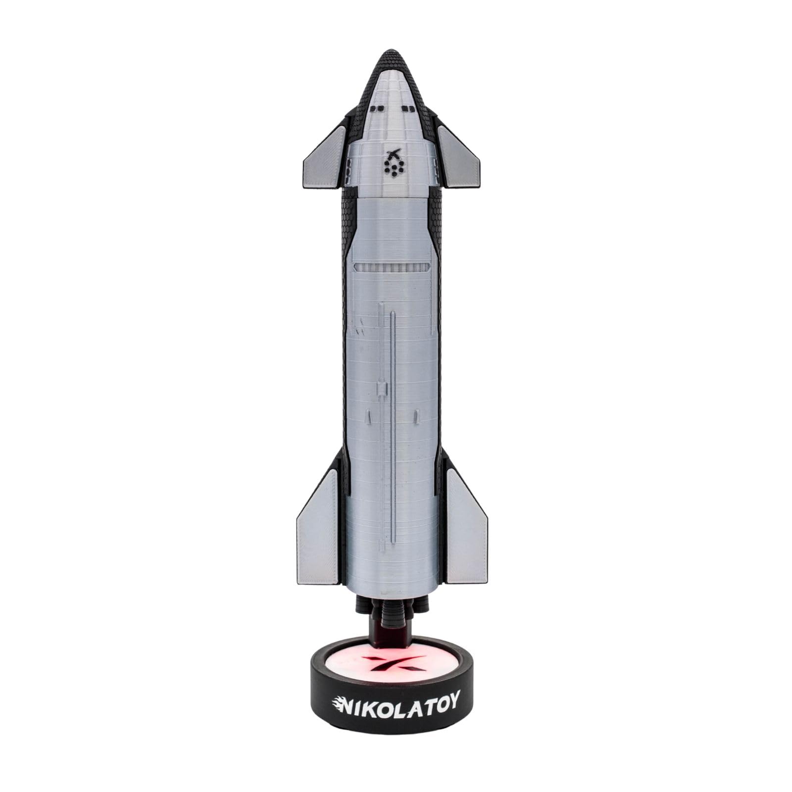 Amazon.co.jp: NIKOLATOY SpaceX Starship Model 1:200スケール – LED