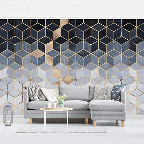 Carta da Parati Soggiorno Premium - Bianco d'oro