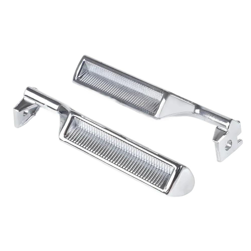 CCXTZC Internal Door Handle Compatible with F150 F250 F53 F59 F800 1987-1996 Replacement for E7TZ-1522601-A E7TZ-1522600(2Pcs Chrome)