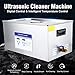 Anbull 22L/5.8Gal 480W Industrial Ultrasonic Cleaner Machine with 304 Stainless Steel and Digital Timer Heater for Wrench Tools Industrial Parts Mental Instrument Apparatus Cleaning